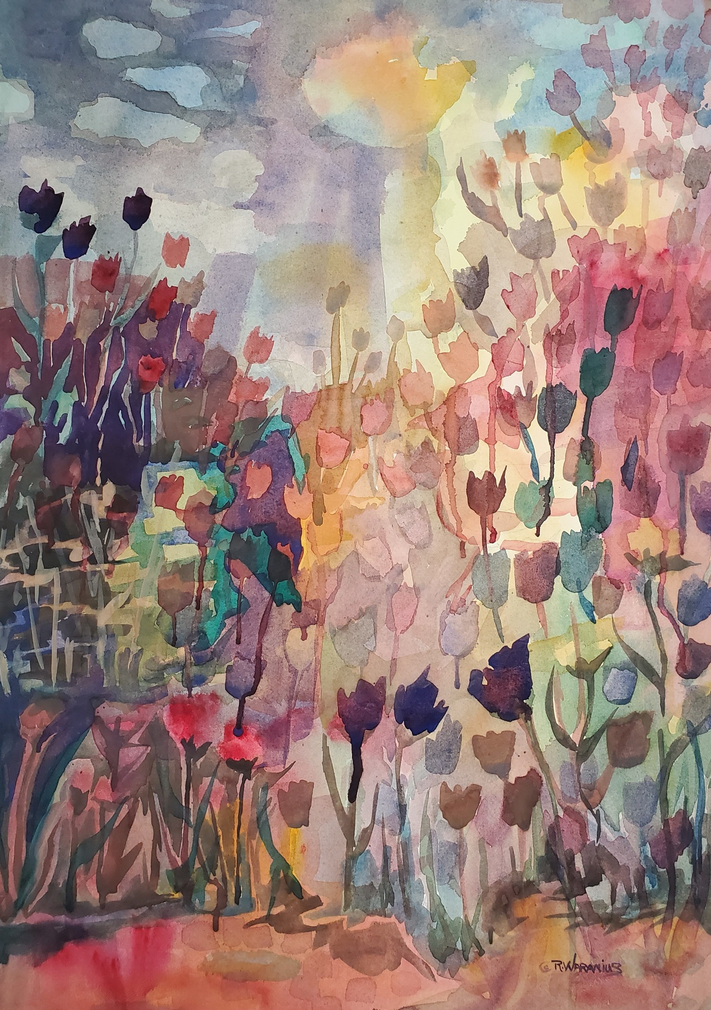 Tulip Dunes by Red Pond